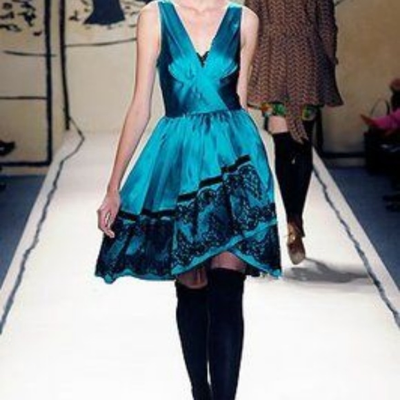 *RARE!* Anthropologie Snow Queen Dress Tracy Reese - Picture 3 of 8